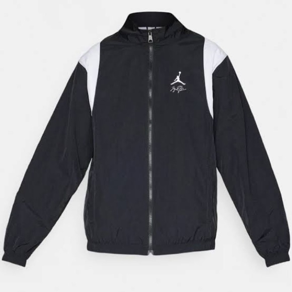 Nike Air Jordan Essentials Full Zip Flight Jacket Men's Track Top Black